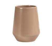 Spirella - Bicchiere Joshua Cappuccino in Ceramica 300 ML, Elegante e Pratico per il Bagno, Design Moderno, Ideale per Uso Quotidiano, 9x9x11,5 cm, Grès