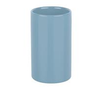 SPIRELLA Collezione Tube, portaspazzolini da Denti Ø 7 x 11,5 cm, gres, Blu, 11.5 cm