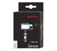 Spirella Cerniere plastica cromata per Sedile WC Neela