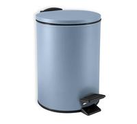 Spirella - Cestino a Pedale Adelar - Acciaio Opaco - Meccanismo Slow Close Silenzioso - Rivestimento Anti-Tracce - Design Moderno ed Elegante - Grigio Opaco - 3L