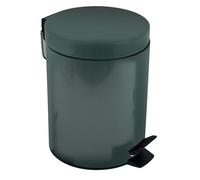 Spirella - Cestino a pedale in Acciaio SYDNEY - Design Moderno, Apertura Facile, Secchio Interno Rimovibile - Accessorio per Bagno o Cucina - Verde Scuro - 5L