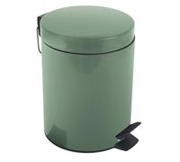Spirella - Cestino a pedale in Acciaio SYDNEY - Design Moderno, Apertura Facile, Secchio Interno Rimovibile - Accessorio per Bagno o Cucina - Verde Basilico - 5L