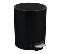 Spirella Pattumiera 3 o 5 Litri in Acciaio Inox con Chiusura Ammortizzata e Contenitore Interno Pattumiera a Pedale per Bagno Riku Pattumiera con Chiusura Ammortizzata Nero Opaco