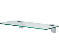 Spirella, Collezione Grey Max Light, Balda 60 x 17,5, metallo cromato e vetro di sicurezza, Grande