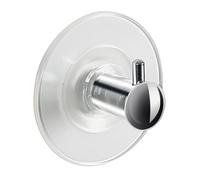 Spirella Collezione Molly, Ganci di adesione per Ventosa 6, PVC E Acciaio Inossidabile, Cromato