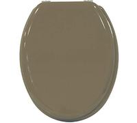 Spirella Coperchio WC MDF Diego tortora con finitura lucida e cerniere in acciaio inox