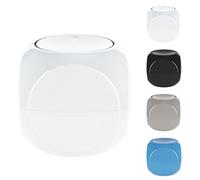 Spirella Cosmetic Pattumiera Contenitore per rifiuti Bagno con Coperchio Basculante Scatola per rifiuti Pattumiera da Tavolo da 1 litro Bianca