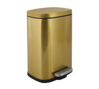 Spirella Cubo de basura con pedaakira gold - 5l