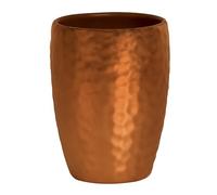 Spirella Darwin - Bicchiere Porta spazzolini, in Ceramica, Aspetto Rame battuto