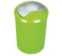 Spirella Design Push Pattumiera Sydney Bagno 5 Litri Coperchio Basculante Contenitore per Cosmetici Contenitore per rifiuti Verde