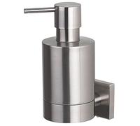 Spirella Dispenser di Sapone Fissare in Acciaio Inossidabile Cromato NYO Grigio