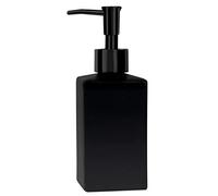 Spirella Dispenser di Sapone in Ceramica Quadro Matt Nero Opaco