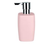 Spirella Dispenser di Sapone in Ceramica retrò Rosa Pastello
