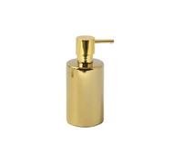 Spirella Dispenser di Sapone in Ceramica Tubo Oro Lucido