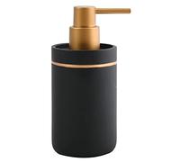 Dispenser di Sapone in poliresina MSV BLY Nero e Oro