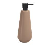 Spirella - Dispenser di Sapone Joshua in Grès 650 ML - Elegante e Pratico per il Tuo Bagno - Facile da Riempire e Usare - Perfetto per Uso Quotidiano - Cappuccino