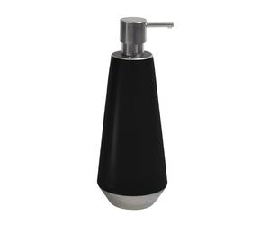 Spirella - Dispenser di Sapone Joshua in Grès 650 ML - Elegante e Pratico per il Tuo Bagno - Facile da Riempire e Usare - Perfetto per Uso Quotidiano - Argento Mat
