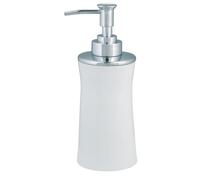 Spirella Dispenser di Sapone Malibua in Porcellana Bianca 18 cm x 7 cm