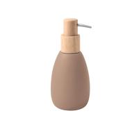 SPIRELLA - Dispenser di Sapone Sven, 260 ml in poliresina per Un Bagno Elegante e Pratico, Ideale per l'uso Quotidiano e dal Design Moderno, Cappuccino