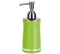 Spirella Dispenser per Sapone Liquido Sydney“ Dispenser per lozione acrilica con dosatore in Acciaio Inossidabile capacità 200 ML (ØxH): 7 x 18,5 cm - Verde