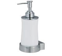 Spirella, Elegante Dispenser di Sapone Cromato per Il Bagno, Design Moderno e Pratico, Ideale per l'uso Quotidiano - Dimensioni Standard, Accessorio per Il Bagno, Colore Cromato