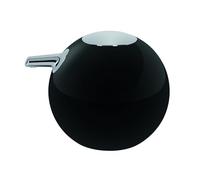 Spirella, Elegante Dispenser di Sapone Liquido a Forma di Palla, Design Moderno e Pratico per Il Bagno, Nero Lucido, Taglia Unica, Accessorio per Il Bagno