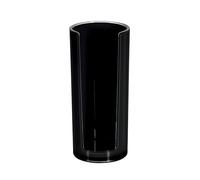 Spirella 10.17764, Dispenser per dischetti di Cotone in Acrilico, Nero (Schwarz)