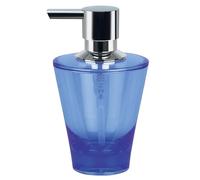Spirella, Elegante e Pratico Dispenser di Sapone in Acrilico per Il Bagno, Design Moderno, Ideale per l'uso Quotidiano, Dimensioni Standard, Accessorio per Il Bagno, Blu Navy