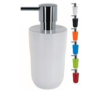 Spirella - Dispenser di sapone liquido - Capacità 7,5 x 7,5 x 16,5 cm - 300 ml - Bianco