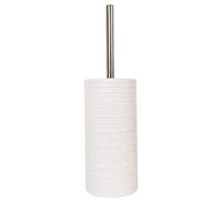 Spirella, Elegante e Pratico Porta Scopino Dolomite per Bagno, Design Moderno e Sottile, Dimensioni 10 x 10 x 35 cm, Bianco