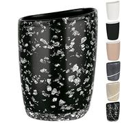 Spirella Etna-Glitter Portaspazzolino da Bagno Elegante e Pratico, Design Chic e Moderno, Ideale per l'uso Quotidiano, Taglia Unica, Nero