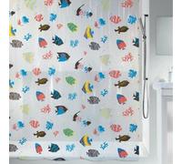 Spirella Tenda da Doccia PEVA Pesce 180x200cm Multicolore