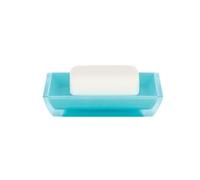 Spirella Freddo - Portasapone, Chiaro in polistirene, Colore: Acqua