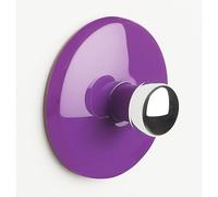 Spirella - Gancio Murale per Asciugamani BOWL - ABS Cromato Durevole - Design Elegante e Moderno - Fissaggio Murale Pratico per Asciugamani - Viola e Argento