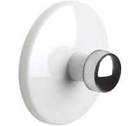 Spirella - Gancio Muro Asciugamano BOWL - ABS Cromato Resistente - Design Elegante e Moderno - Fissaggio a Muro Pratico per Asciugamani - Bianco e Argento