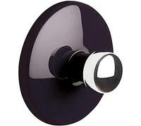 Spirella - Gancio Muro Asciugamano BOWL - ABS Cromato Resistente - Design Elegante e Moderno - Installazione a Muro Pratica per Asciugamani - Nero e Argento