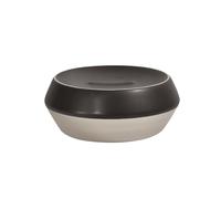 Spirella - Jabónera Joshua de Gres 12 x 5 cm, Elegante Accesorio de baño, Diseño Moderno y Práctico para Un Almacenamiento Óptimo, Argento Opaco