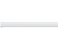 Spirella OVA - Riloga ad Angolo in Alluminio per Tenda da Doccia, Dimensioni: 170 x 70 cm, Diametro 30 x 17 mm, Colore: Bianco