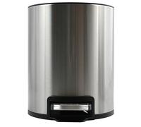 Spirella Pattumiera 3 o 5 Litri in Acciaio Inox con Chiusura Ammortizzata e Contenitore Interno Pattumiera a Pedale per Bagno Riku Pattumiera con Chiusura Ammortizzata Argento Satinato
