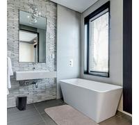 SPIRELLA - Pattumiera Akato 3L - Nera - 16,4 x 21,5 x 23,4 cm - Coperchio a Pedale - Perfetta per Cucina e Bagno - Design Elegante e Funzionale