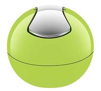 Spirella pattumiera da Bagno Contenitore cosmetico 1 litro Finitura Lucida o Opaca Coperchio Basculante pattumiera da Tavolo pattumiera Verde