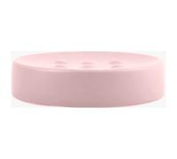 Spirella Portasapone Decorativo Effetto Pietra per Bagno - Dimensioni: 11 x 11 x 3 cm - Rosa Opaco