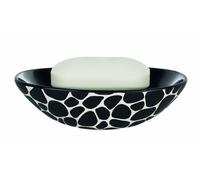 Spirella Portasapone in Ceramica Darwin Pebble Nero