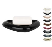 Spirella Portasapone in Ceramica Etna, Nero Lucido