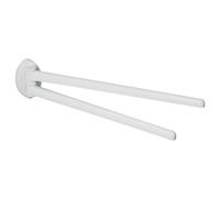 Spirella 10.11804 Porta Asciugamani a Due Braccia, Bianco