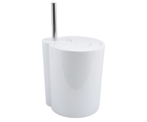 Spirella PP 6L Sun & Moon White Pattumiera e Porta Scopa