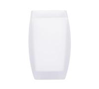 Spirella Freddo - Porta spazzolini in polistirolo, Colore: Bianco