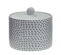 Spirella Scatola Cotone Ines Bianco Nero