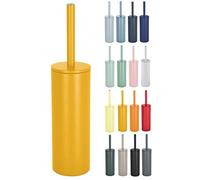 Spirella - Scopino per WC Akira, Acciaio inox, Giallo sole