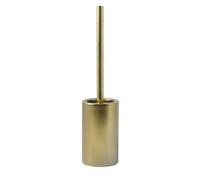 Spirella Scopino per WC Supporto in Ceramica Tubo Oro Opaco